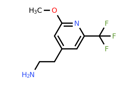 CAS 1393531-93-5 | 2-[2-Methoxy-6-(trifluoromethyl)pyridin-4-YL]ethanamine