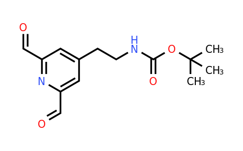 CAS 1393531-94-6 | Tert-butyl 2-(2,6-diformylpyridin-4-YL)ethylcarbamate