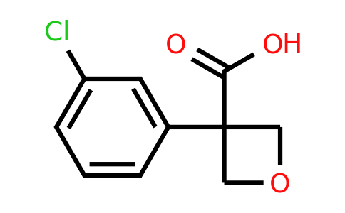 CAS 1393531-96-8 | 3-(3-Chlorophenyl)oxetane-3-carboxylic acid