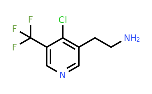 CAS 1393532-11-0 | 2-[4-Chloro-5-(trifluoromethyl)pyridin-3-YL]ethanamine
