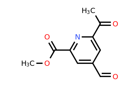 CAS 1393532-18-7 | Methyl 6-acetyl-4-formylpyridine-2-carboxylate