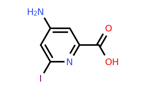 CAS 1393532-20-1 | 4-Amino-6-iodopyridine-2-carboxylic acid