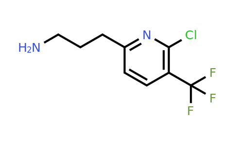 3-[6-Chloro-5-(trifluoromethyl)pyridin-2-YL]propan-1-amine