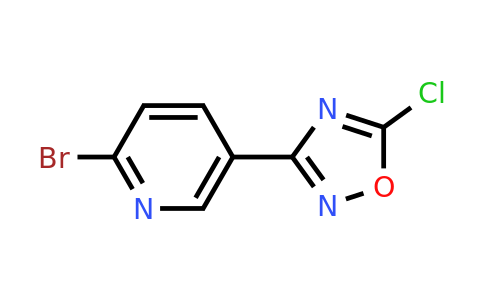 CAS 1393532-41-6 | 2-Bromo-5-(5-chloro-1,2,4-oxadiazol-3-YL)pyridine