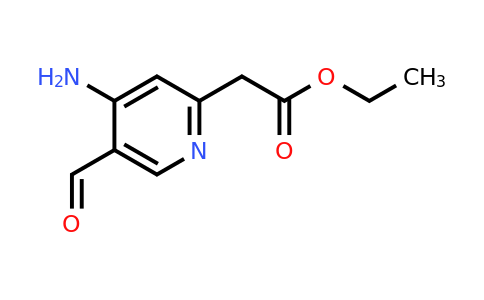CAS 1393532-42-7 | Ethyl (4-amino-5-formylpyridin-2-YL)acetate