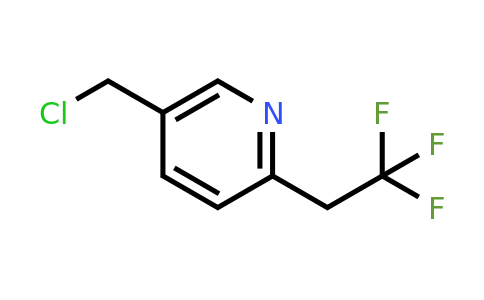 CAS 1393532-56-3 | 5-(Chloromethyl)-2-(2,2,2-trifluoroethyl)pyridine