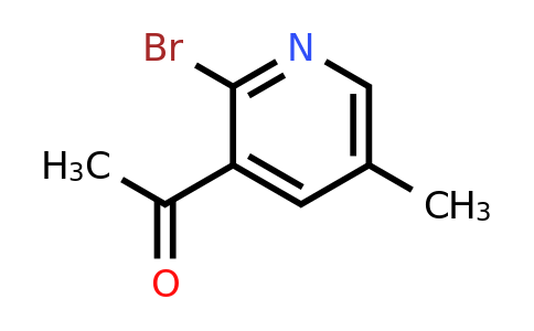 CAS 1393532-60-9 | 1-(2-Bromo-5-methylpyridin-3-YL)ethanone
