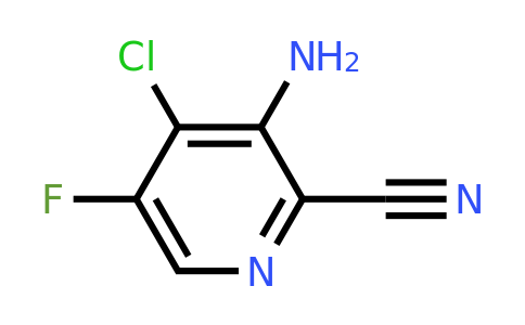 CAS 1393532-65-4 | 3-Amino-4-chloro-5-fluoropyridine-2-carbonitrile