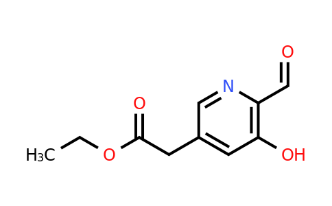 CAS 1393532-79-0 | Ethyl (6-formyl-5-hydroxypyridin-3-YL)acetate
