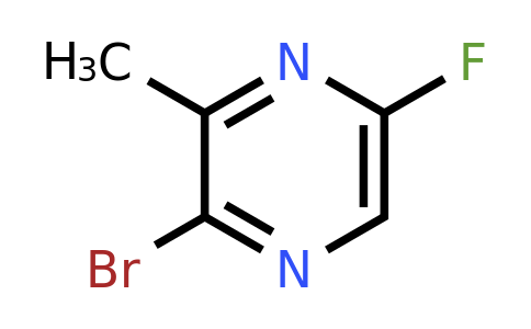 CAS 1393532-83-6 | 2-Bromo-5-fluoro-3-methylpyrazine