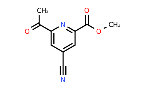 CAS 1393532-97-2 | Methyl 6-acetyl-4-cyanopyridine-2-carboxylate