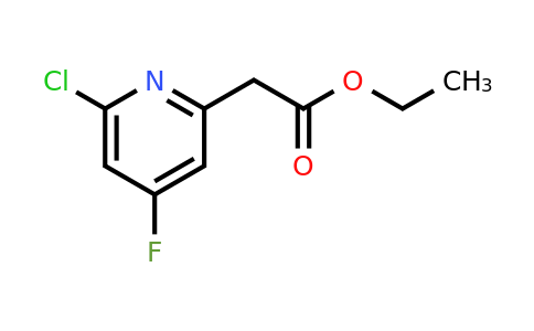 CAS 1393532-98-3 | Ethyl (6-chloro-4-fluoropyridin-2-YL)acetate