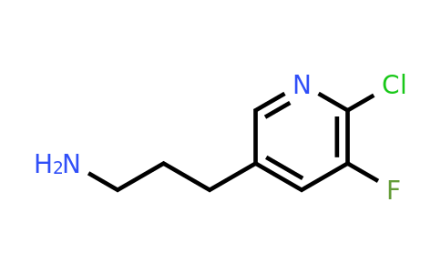 CAS 1393532-99-4 | 3-(6-Chloro-5-fluoropyridin-3-YL)propan-1-amine