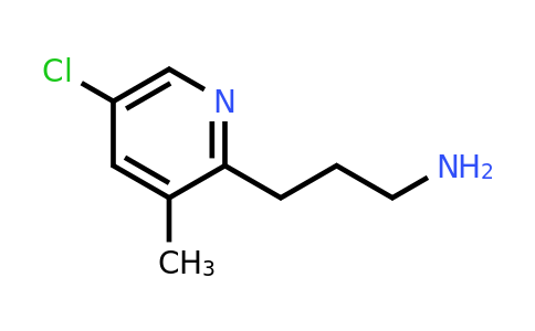 CAS 1393533-04-4 | 3-(5-Chloro-3-methylpyridin-2-YL)propan-1-amine