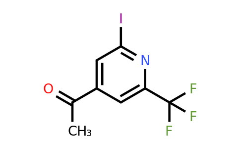CAS 1393533-07-7 | 1-[2-Iodo-6-(trifluoromethyl)pyridin-4-YL]ethanone