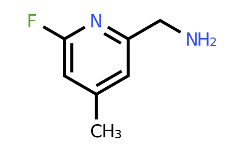 CAS 1393533-11-3 | (6-Fluoro-4-methylpyridin-2-YL)methylamine