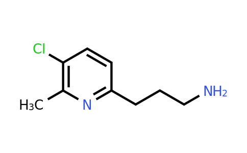 CAS 1393533-13-5 | 3-(5-Chloro-6-methylpyridin-2-YL)propan-1-amine