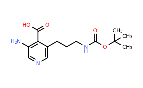 CAS 1393533-19-1 | 3-Amino-5-[3-[(tert-butoxycarbonyl)amino]propyl]isonicotinic acid