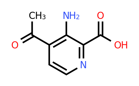CAS 1393533-32-8 | 4-Acetyl-3-aminopyridine-2-carboxylic acid