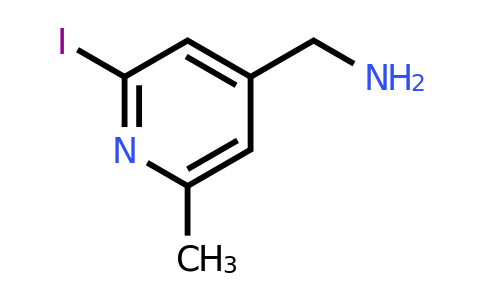 CAS 1393533-43-1 | (2-Iodo-6-methylpyridin-4-YL)methylamine
