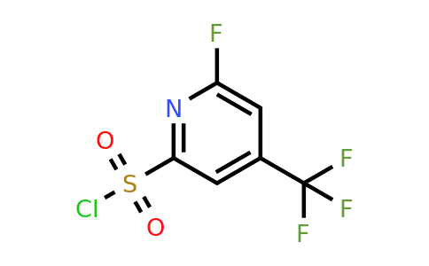 CAS 1393533-61-3 | 6-Fluoro-4-(trifluoromethyl)pyridine-2-sulfonyl chloride