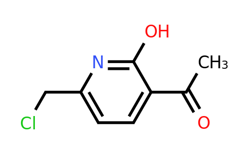 CAS 1393533-66-8 | 1-[6-(Chloromethyl)-2-hydroxypyridin-3-YL]ethanone