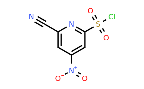 CAS 1393533-70-4 | 6-Cyano-4-nitropyridine-2-sulfonyl chloride