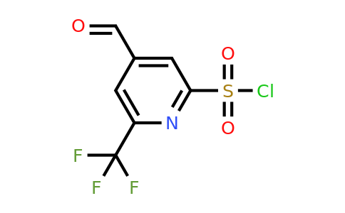 CAS 1393533-81-7 | 4-Formyl-6-(trifluoromethyl)pyridine-2-sulfonyl chloride