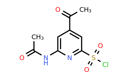 CAS 1393533-82-8 | 4-Acetyl-6-(acetylamino)pyridine-2-sulfonyl chloride
