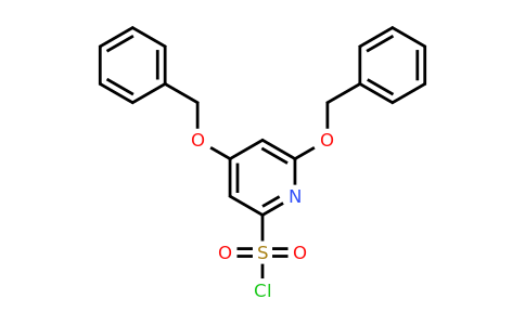 CAS 1393533-86-2 | 4,6-Bis(benzyloxy)pyridine-2-sulfonyl chloride