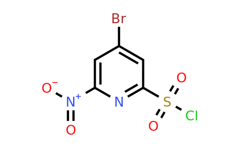 CAS 1393533-90-8 | 4-Bromo-6-nitropyridine-2-sulfonyl chloride