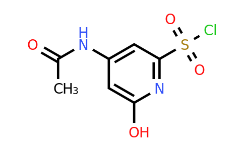 CAS 1393533-97-5 | 4-(Acetylamino)-6-hydroxypyridine-2-sulfonyl chloride