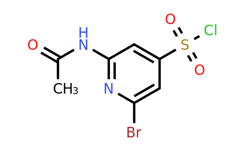 CAS 1393534-01-4 | 2-(Acetylamino)-6-bromopyridine-4-sulfonyl chloride