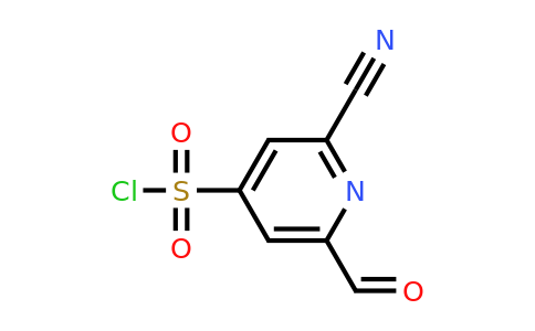 CAS 1393534-05-8 | 2-Cyano-6-formylpyridine-4-sulfonyl chloride