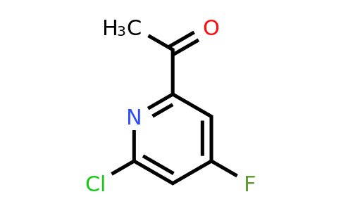 CAS 1393534-13-8 | 1-(6-Chloro-4-fluoropyridin-2-YL)ethanone
