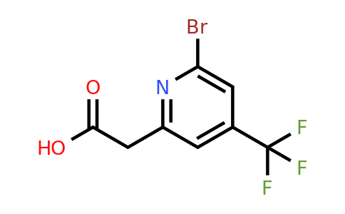 CAS 1393534-14-9 | [6-Bromo-4-(trifluoromethyl)pyridin-2-YL]acetic acid