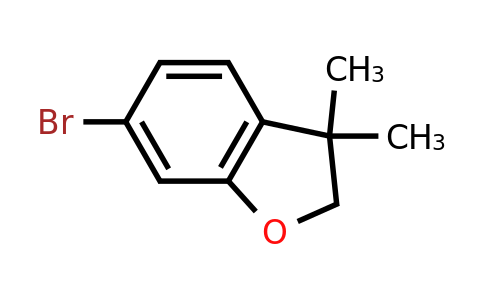 CAS 1393534-22-9 | 6-Bromo-3,3-dimethyl-2,3-dihydro-1-benzofuran