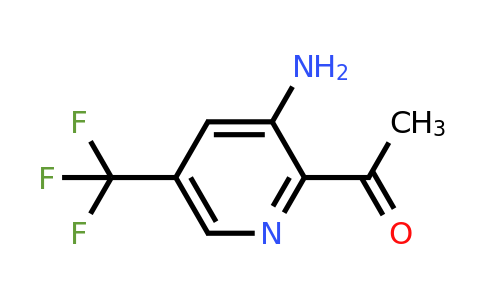 CAS 1393534-23-0 | 1-[3-Amino-5-(trifluoromethyl)pyridin-2-YL]ethanone
