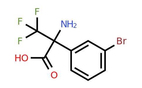CAS 1393534-30-9 | 2-Amino-2-(3-bromophenyl)-3,3,3-trifluoropropanoic acid