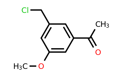 CAS 1393534-37-6 | 1-[3-(Chloromethyl)-5-methoxyphenyl]ethanone