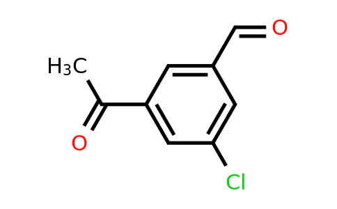 CAS 1393534-40-1 | 3-Acetyl-5-chlorobenzaldehyde