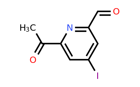 CAS 1393534-48-9 | 6-Acetyl-4-iodopyridine-2-carbaldehyde