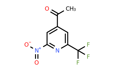 CAS 1393534-53-6 | 1-[2-Nitro-6-(trifluoromethyl)pyridin-4-YL]ethanone