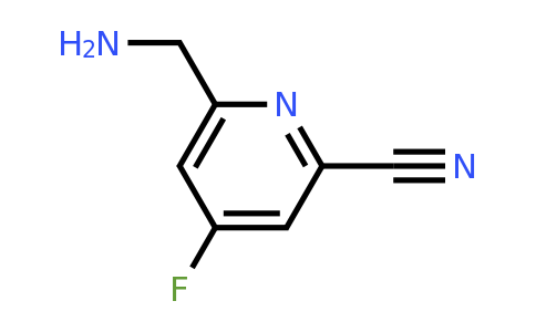 CAS 1393534-60-5 | 6-(Aminomethyl)-4-fluoropyridine-2-carbonitrile