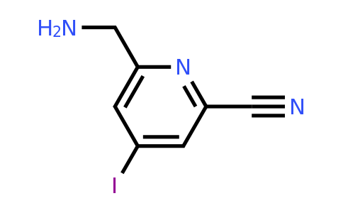 CAS 1393534-67-2 | 6-(Aminomethyl)-4-iodopyridine-2-carbonitrile