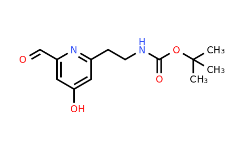 CAS 1393534-68-3 | Tert-butyl 2-(6-formyl-4-hydroxypyridin-2-YL)ethylcarbamate