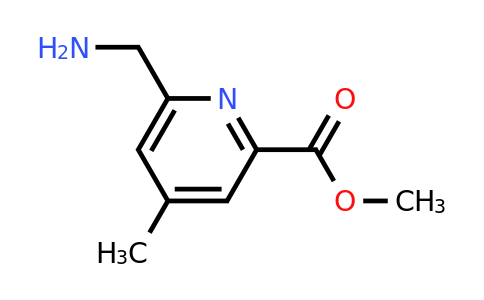 CAS 1393534-76-3 | Methyl 6-(aminomethyl)-4-methylpyridine-2-carboxylate