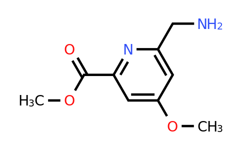 CAS 1393534-78-5 | Methyl 6-(aminomethyl)-4-methoxypyridine-2-carboxylate