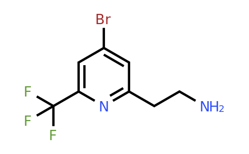 CAS 1393534-81-0 | 2-[4-Bromo-6-(trifluoromethyl)pyridin-2-YL]ethanamine