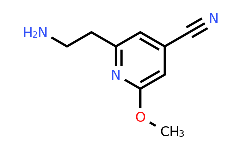 CAS 1393538-56-1 | 2-(2-Aminoethyl)-6-methoxyisonicotinonitrile